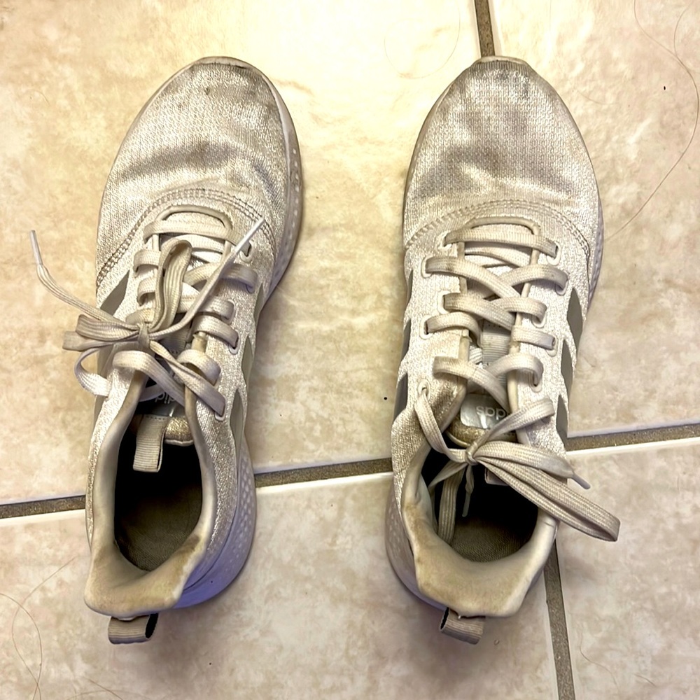 White Adidas Shoes